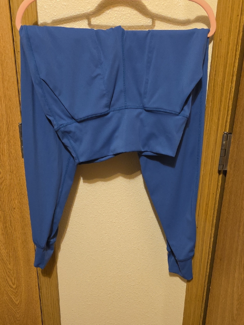 High-Rise Blue Leggings - Comfortable Everyday Stretch
